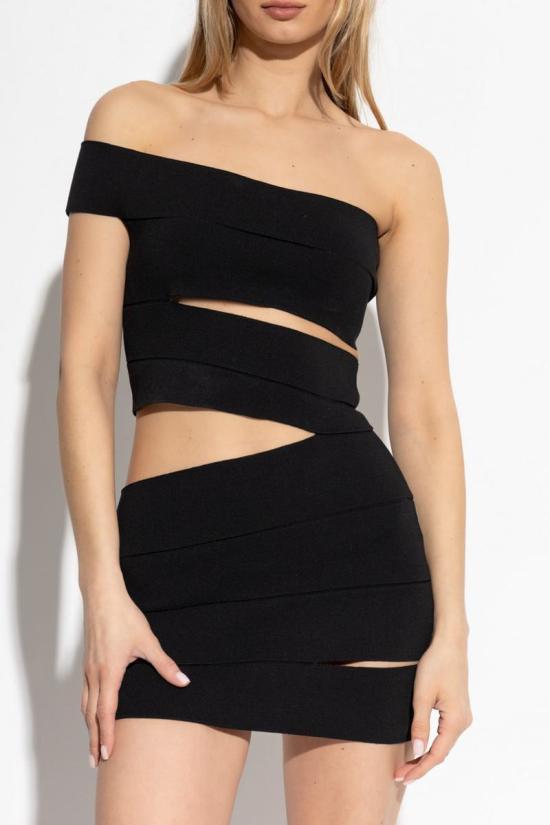 25SS 디스퀘어드2 숏 원피스 S72CV0640 D13126900 Black - DSQUARED2