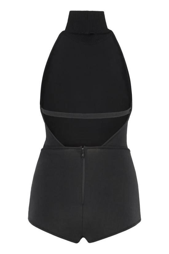 25SS 막스마라 바디수트 티셔츠 APOGEO12342511361283600 012 Black - MAX MARA