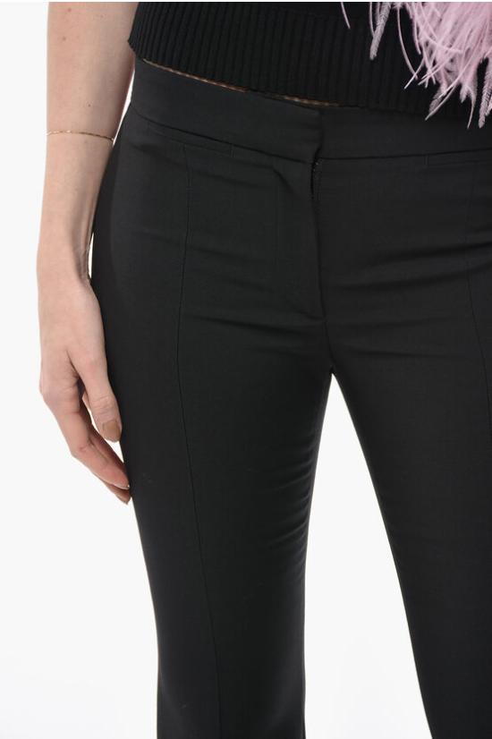  알렉산더 맥퀸 스트레이트 팬츠 744576QJACX 1000 Black - ALEXANDER MCQUEEN