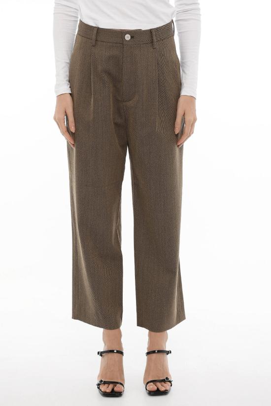  사이블사렐 스트레이트 팬츠 FRITZ PANTS BROWN TW