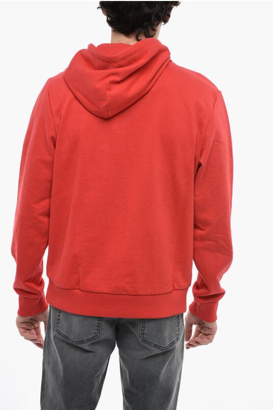  디젤 후드 티셔츠 A10375 0HAYT 42A Red - DIESEL