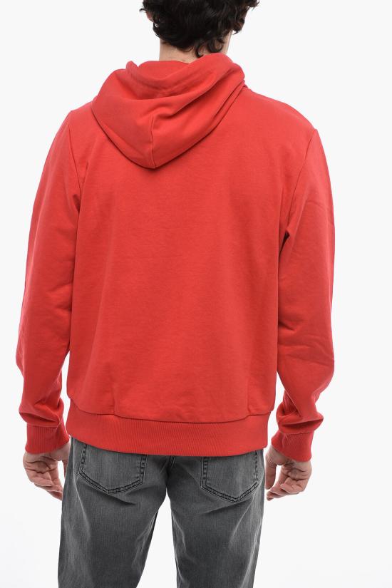  디젤 후드 티셔츠 A10375 0HAYT 42A Red - DIESEL