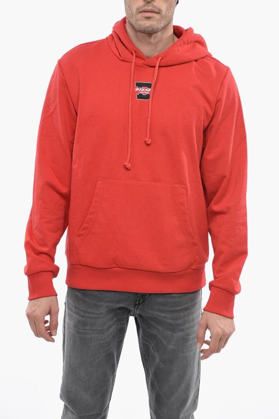  디젤 후드 티셔츠 A10375 0HAYT 42A Red