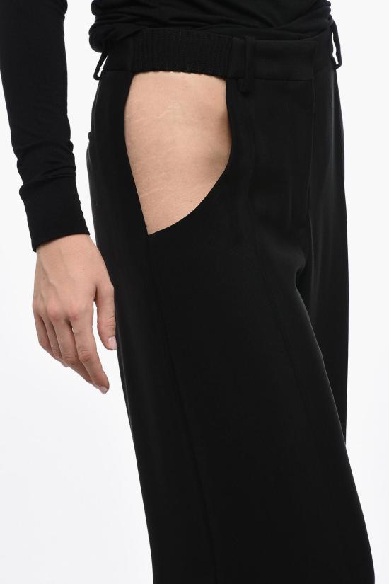  뮈글러 스트레이트 팬츠 23W1PA0396182 1999 Black - MUGLER
