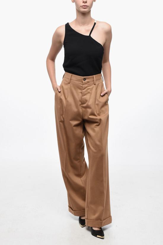  마르니 스트레이트 팬츠 PAMA0368U0UTW97000M20 Brown - MARNI