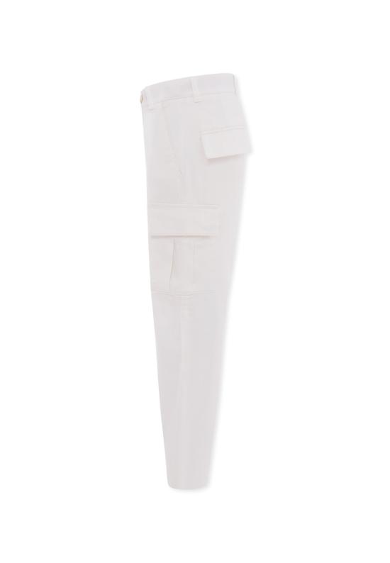 25SS [키즈] 일레븐티 스트레이트 팬츠 EW6Q30 Z2883 101 IVORY - ELEVENTY