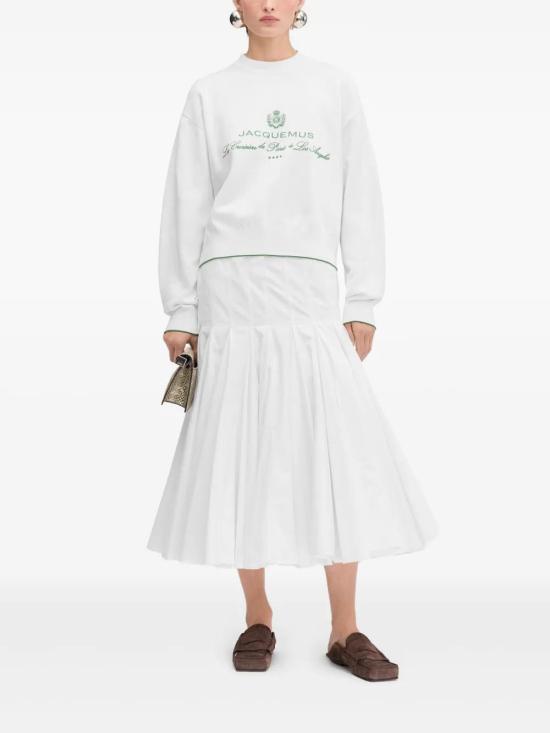 25SS 자크뮈스 긴팔 티셔츠 25E251KN6192427 HOTEL ADDRESS WHITE 1IN - JACQUEMUS