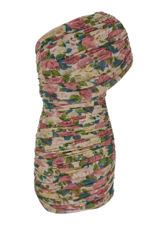  생로랑 숏 원피스 781340Y5I718290 Multicolor