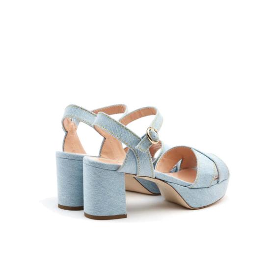  루퍼트샌더슨 힐/펌프스 루퍼트 샌더슨 데이드레 힐 워시드 데님 - RUPERT SANDERSON