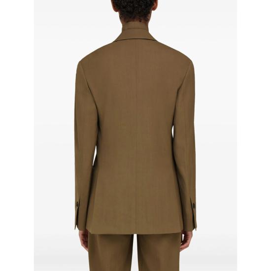 25SS 살바토레 페라가모 수트 자켓 13G722 0782598 GREEN BROWN - SALVATORE FERRAGAMO