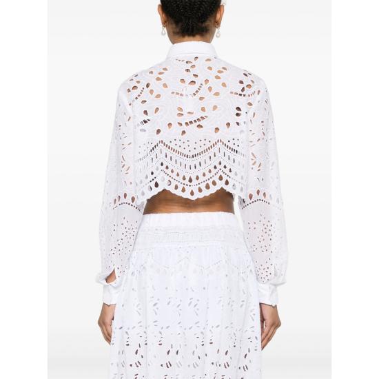 25SS 에르마노 설비노 셔츠 D464K611RXT 10601 WHITE - ERMANNO SCERVINO