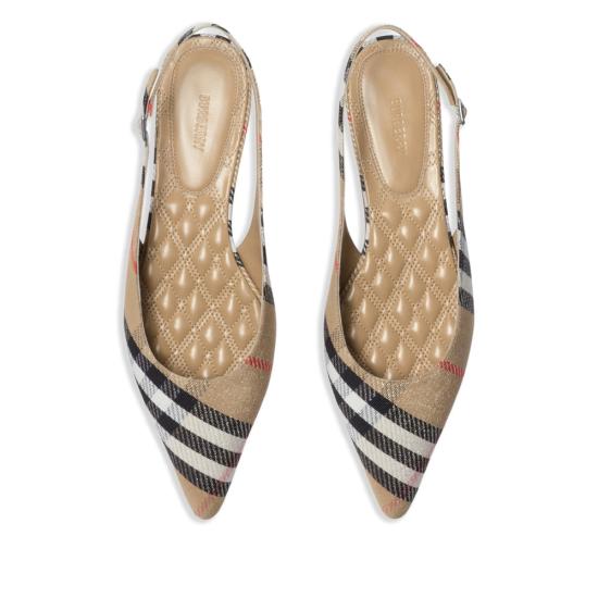 25SS 버버리 플랫 슈즈 8106155 LF BIRDIE B9368 BROWN BLACK - BURBERRY