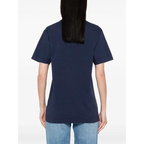 25SS 스포티앤리치 반팔 티셔츠 TO043612241BL DKNAV BLUE - SPORTY & RICH