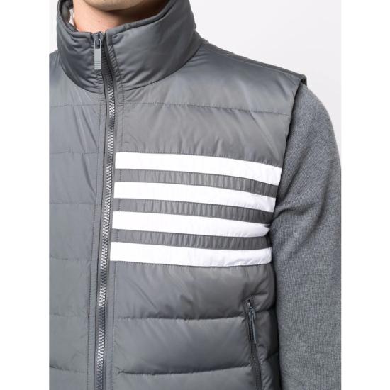 25FW 톰브라운 베스트 MVD024X 07259 035 GREY - THOM BROWNE