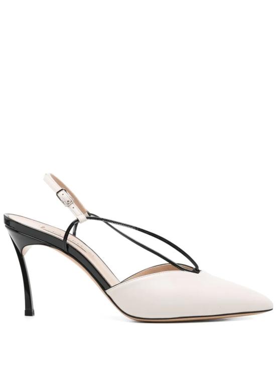 25SS 카사데이 힐/펌프스 1G625J080TT0503A023 ECRU BLACK