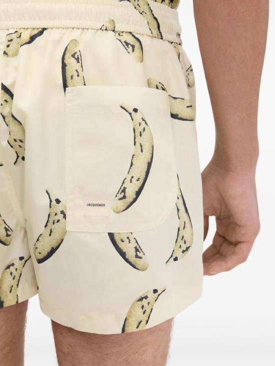 25SS 자크뮈스 스윔팬츠 255SW0132407 BANANA PRINT YELLOW 2BV - JACQUEMUS