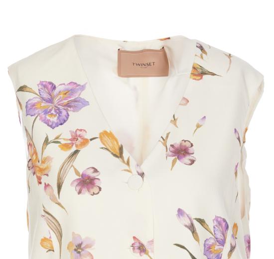 25SS 트윈셋 베스트 251TP2777 12329 White - TWINSET