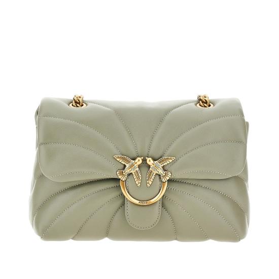  핑코 크로스백 PINKO 러브 클래식 퍼프백 여성 그린