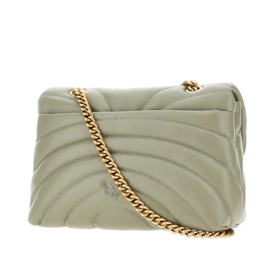  핑코 크로스백 PINKO 러브 클래식 퍼프백 여성 그린 - PINKO