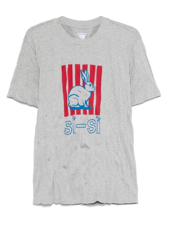 25SS 보테가베네타 반팔 티셔츠 833132 V5K50 1367 GREY MELANGE