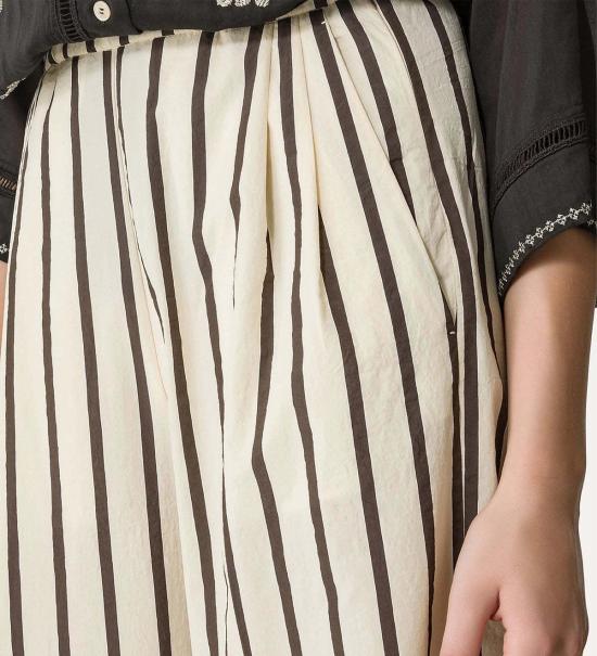  포르테포르테 팔라초 팬츠 포르테 포르테 와이드 레그 팬츠 오키데아 - FORTE FORTE