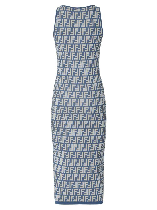 25SS 펜디 미디 원피스 FZDD38 AUHWF1SB5 Azzuro - FENDI