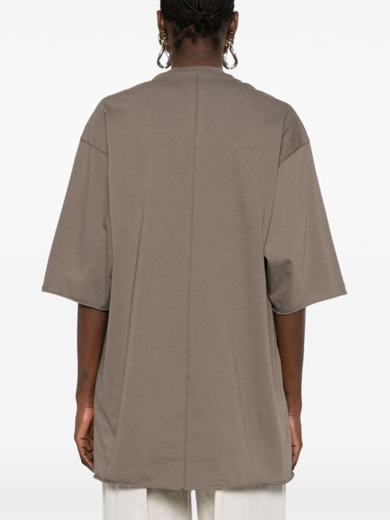 25SS 릭 오웬스 반팔 티셔츠 RO01E7273 JA34 Grey - RICK OWENS