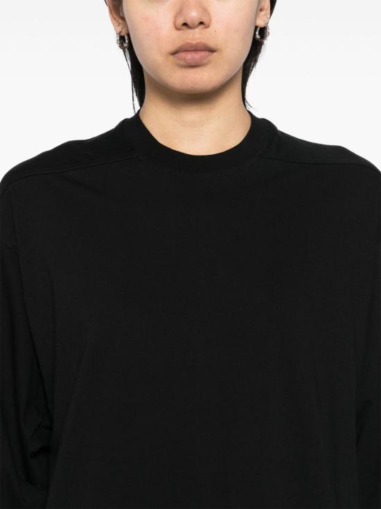 25SS 릭 오웬스 반팔 티셔츠 RO01E7273 JA09 Black - RICK OWENS