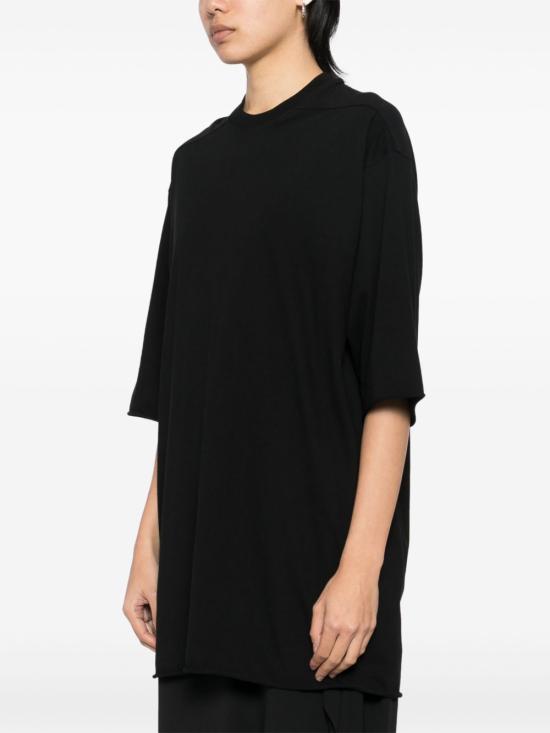 25SS 릭 오웬스 반팔 티셔츠 RO01E7273 JA09 Black - RICK OWENS