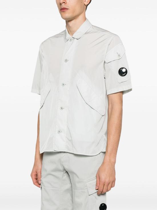 25SS 씨피 컴퍼니 반팔 셔츠 18CMOS035A 005904G800 Blue - C.P. COMPANY