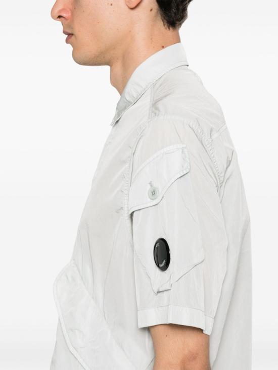 25SS 씨피 컴퍼니 반팔 셔츠 18CMOS035A 005904G800 Blue - C.P. COMPANY