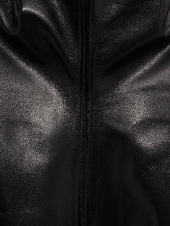 25SS 피비 파일로 가죽 자켓 BV79LE2405 900BK Black - PHOEBE PHILO