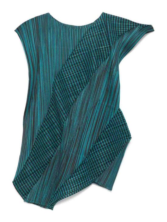 24FW 플리츠플리즈 민소매 티셔츠 PP48JK44166 Blue - PLEATS PLEASE