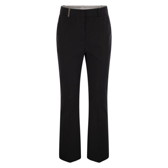 25SS 페세리코 스트레이트 팬츠 P04735 BLACK