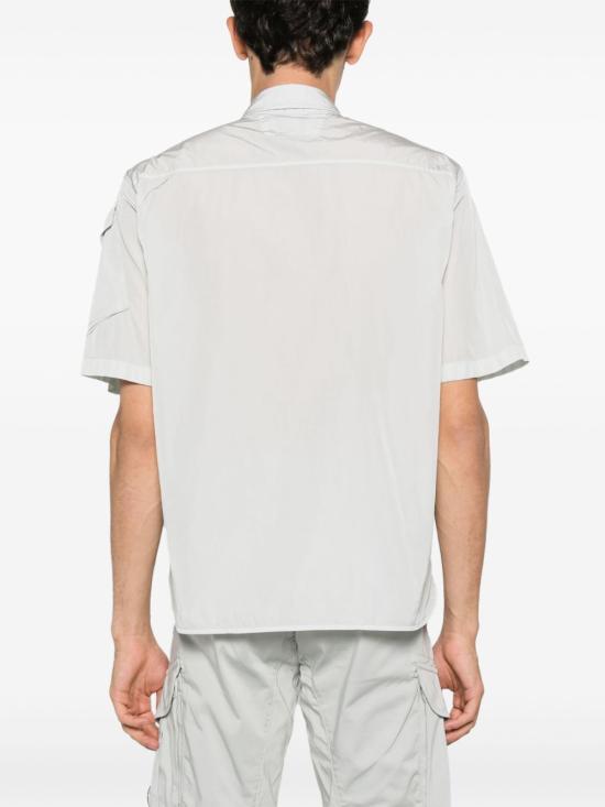 25SS 씨피 컴퍼니 폴로 티셔츠 18CMOS035A005904G800 BLUE FOX DOM - C.P. COMPANY