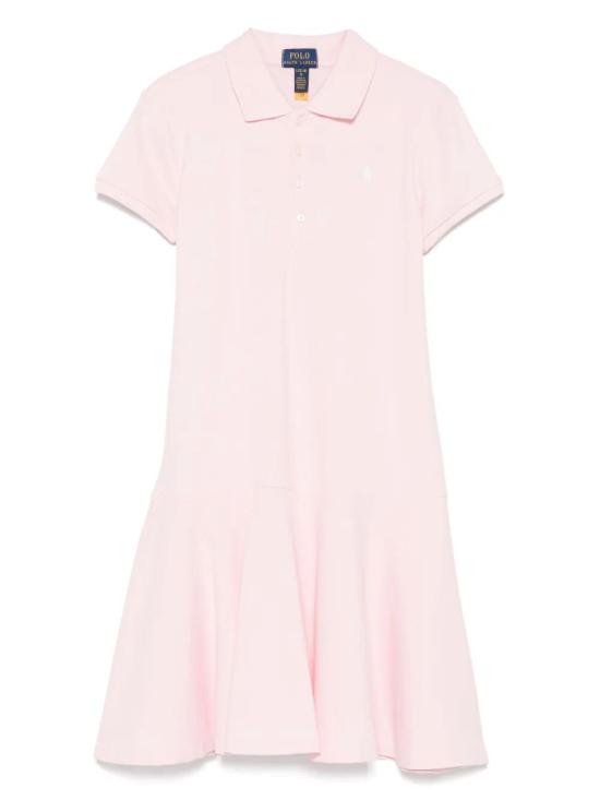 25SS [키즈] 랄프 로렌 원피스 313698754 078 HINT OF PINK WHITE