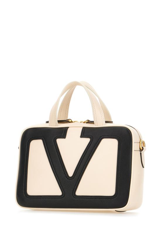 25SS 발렌티노 가라바니 토트백 6W0B0R73PTJ R4V BUTTER WHITE NERO - VALENTINO GARAVANI