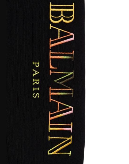 25SS 발망 트레이닝/조거 팬츠 BW6Q90 Z0081 930MC Black - BALMAIN