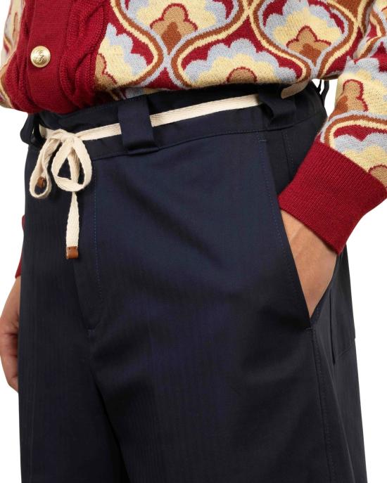 25SS 드롤드무슈 숏팬츠 G BS155 CO106 NY NY NAVY - DROLE DE MONSIEUR