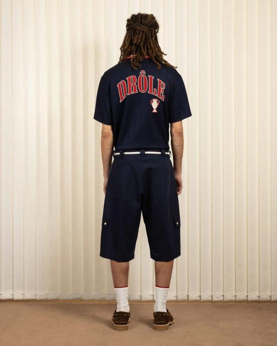 25SS 드롤드무슈 숏팬츠 G BS155 CO106 NY NY NAVY - DROLE DE MONSIEUR