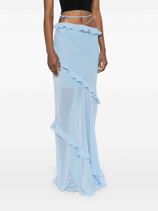 25SS LES FILLES D'EVA 롱 스커트 8210 AZZURRO Clear Blue - OTHER BRANDS