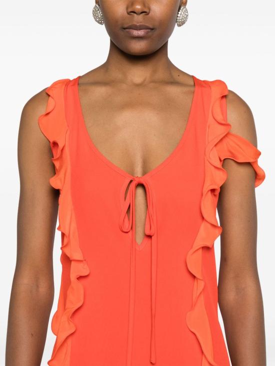 25SS LES FILLES D'EVA 롱 원피스 8207 CORALLO Coral Red - OTHER BRANDS