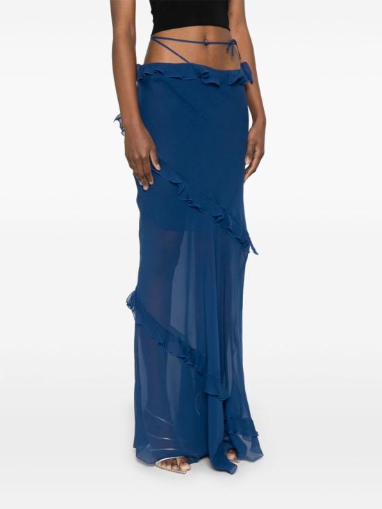 25SS LES FILLES D'EVA 롱 스커트 8210 BLUNAVY Blue - OTHER BRANDS