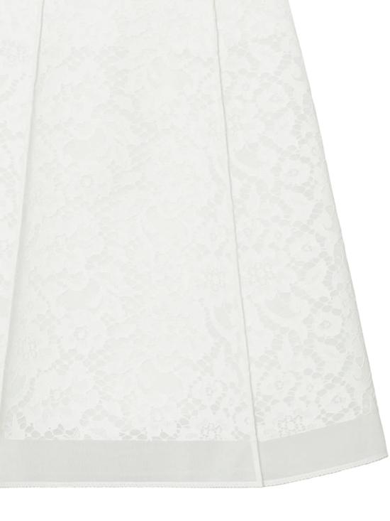 25SS 토리버치 미디 스커트 166731 100 White - TORY BURCH