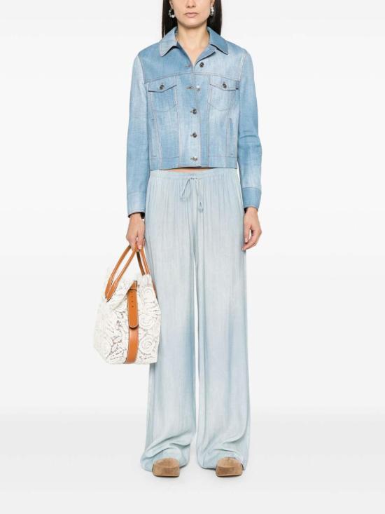  에르마노 설비노 케이프 D462P302EMYS4612 Light Blue - ERMANNO SCERVINO