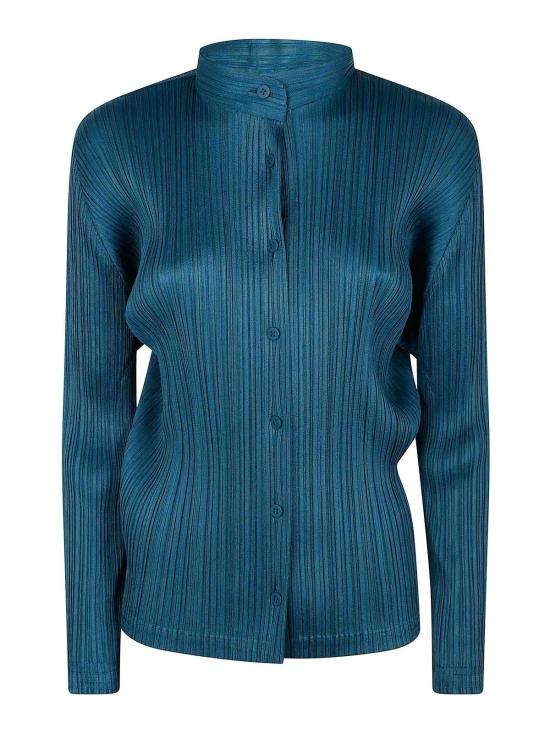  플리츠플리즈 블라우스 PP56JJ11366 Green