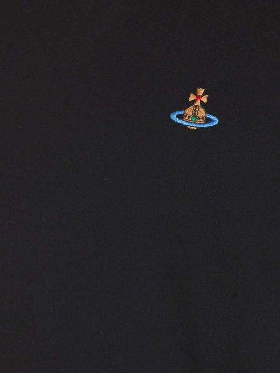  비비안웨스트우드 클래식 ORB 로고 티셔츠 3G010013J001MN401 Black - VIVIENNE WESTWOOD