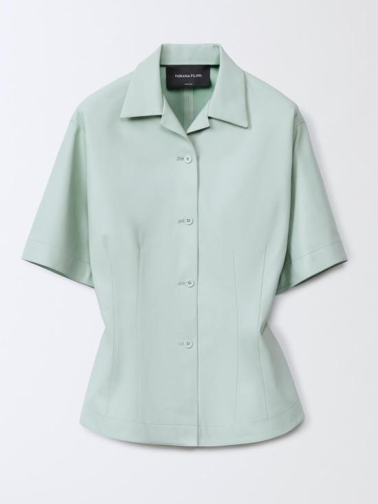 25SS 파비아나 필리피 셔츠 PLD275F676D751 6161 Green - FABIANA FILIPPI