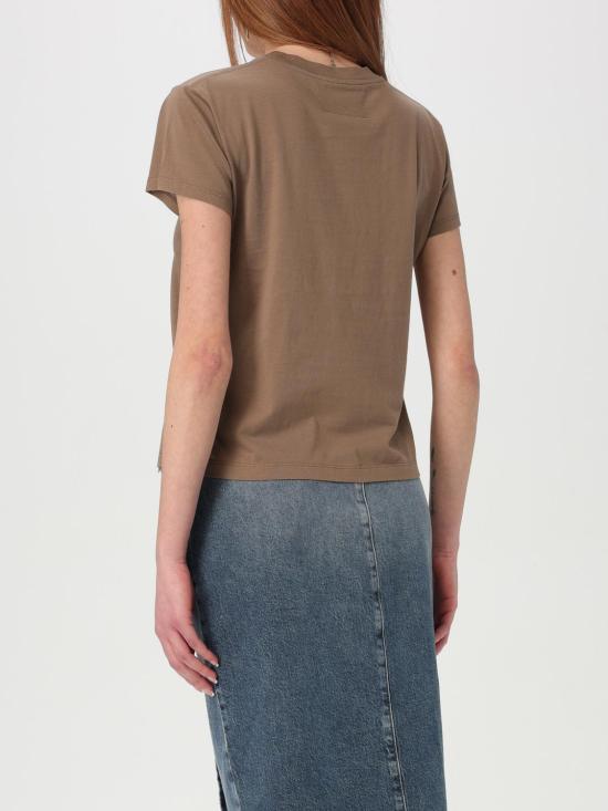 25SS MM6 메종마르지엘라 반팔 티셔츠 S52GC0326S24312 134 Brown - MM6 MAISON MARGIELA