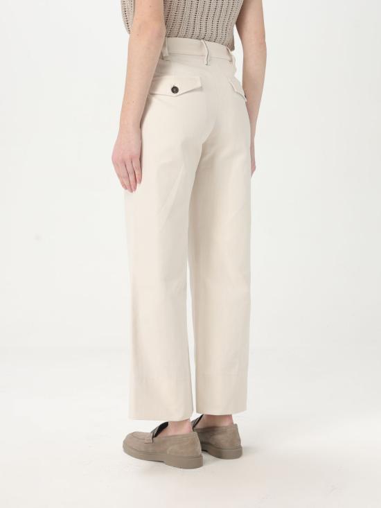 25SS 브루넬로 쿠치넬리 스트레이트 팬츠 ML145P8833 C9002 White - BRUNELLO CUCINELLI